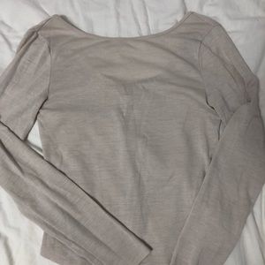 Sunday Best low back long sleeve top